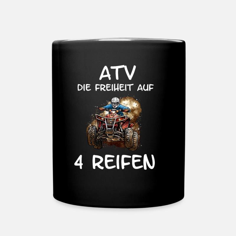 ATV Quad Offroad - Tasse einfarbig - Schwarz