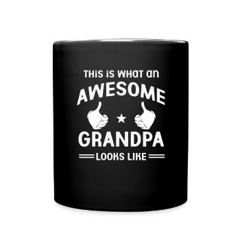 grandfather - Full Colour Mug - black - Front