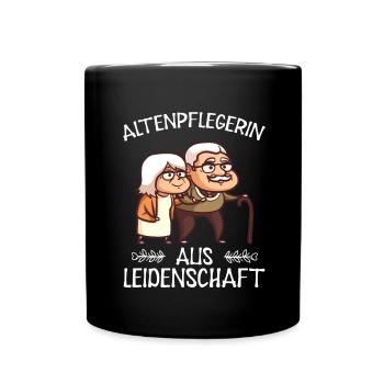 Senior Caregiver - Full Colour Mug - black - Front