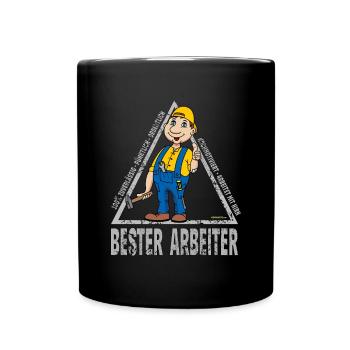 Best Worker - Full Colour Mug - black - Front