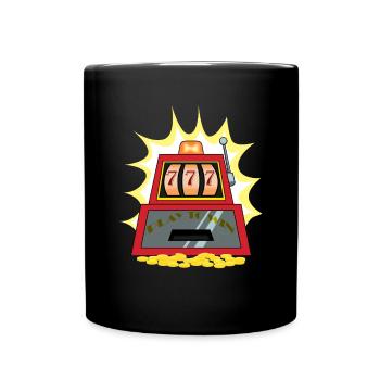 Slot Machine Slot Casino Gambling Gift - Mug uni - noir - Devant