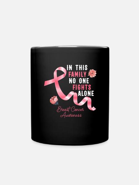 cancer du sein - Mug uni - noir