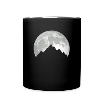 Nature Earth Mother Nature Travel Mountaineering - Full Colour Mug - black - Front