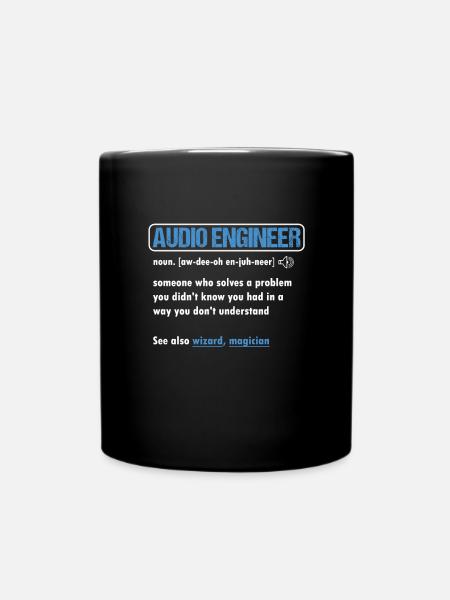 Technicien du son enregistrement technique mixeur de musique - Mug uni - noir