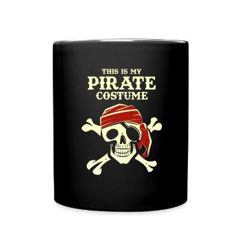 Costume Pirate - Mug uni - noir - Devant