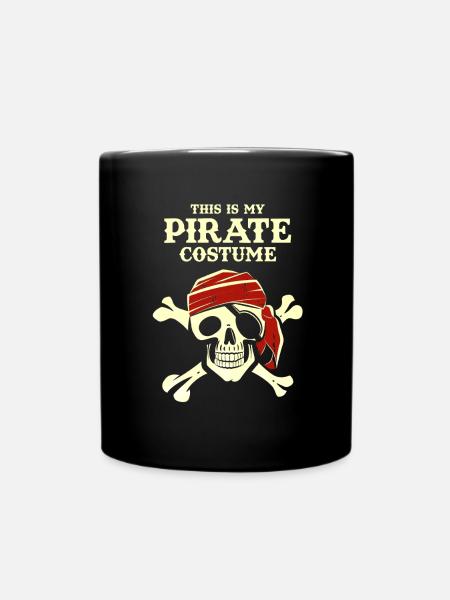 Pirate Costume - Full Colour Mug - black