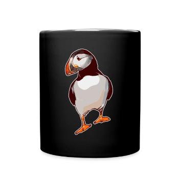 Perroquets - Mug uni - noir - Devant