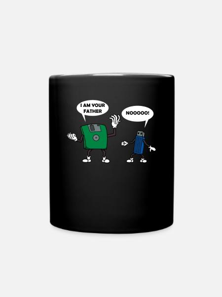 Clé USB cadeau technologie informatique - Mug uni - noir