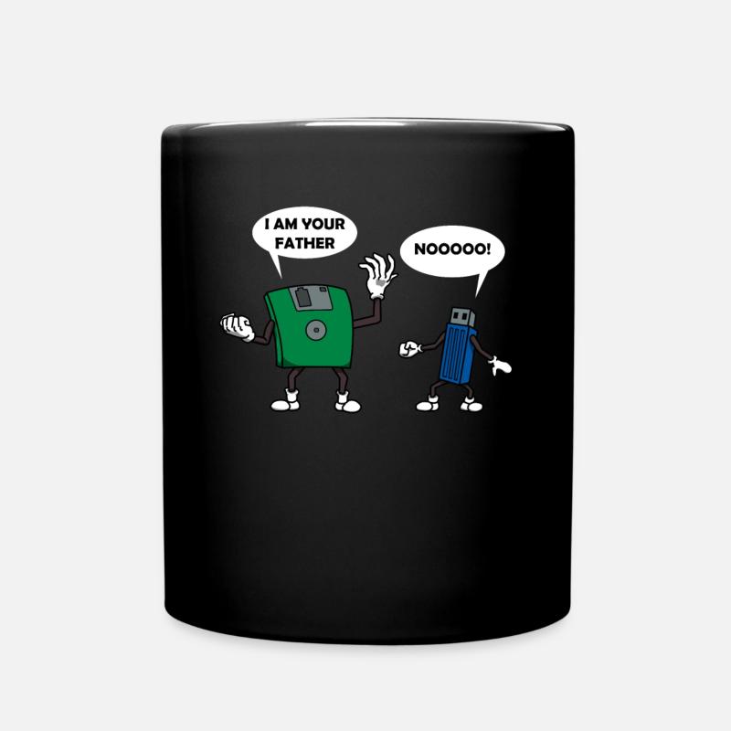 Clé USB cadeau technologie informatique - Mug uni - noir
