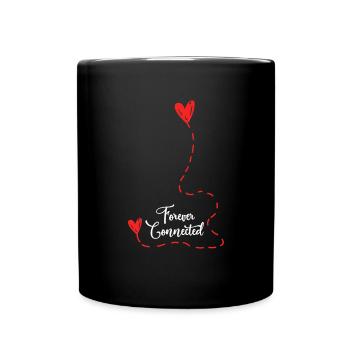 Pregnancy birth pregnant parents gift - Full Colour Mug - black - Front