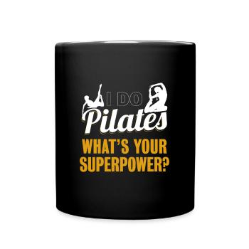 i Pilates Funny Pilates Exercise Workout Gift - Mug uni - noir - Devant