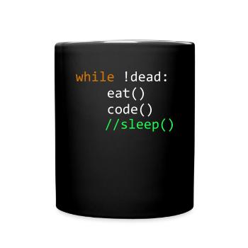 Programmeur développeur informatique - Mug uni - noir - Devant