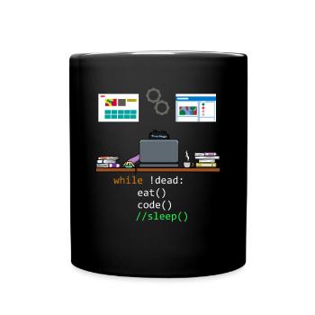 Programmeur développeur informatique - Mug uni - noir - Devant