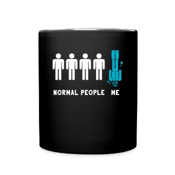 Tauchen Scuba Ozean Schnorcheln Taucher Geschenk - Tasse einfarbig - Schwarz - Vorne