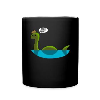 Monster Von Lochness Nessie Mythos Legende - Tasse einfarbig - Schwarz - Vorne