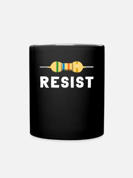 Resistance Circuit Electronics Engineering Physics - Full Colour Mug - black