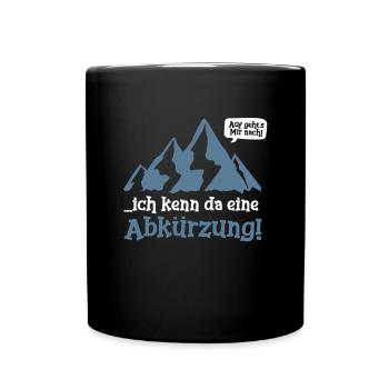 Grimpeur grimpant bloc d'escalade cadeau - Mug uni - noir - Devant