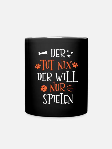 dog owners - Full Colour Mug - black