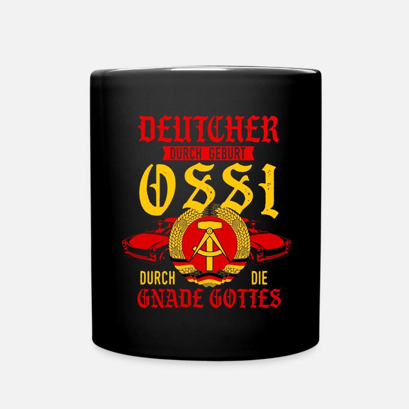 Ossi - Tasse einfarbig - Schwarz