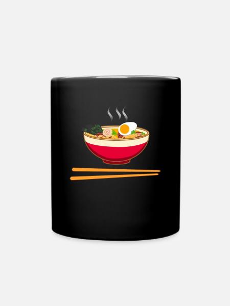 Cadeau japonais japonais avec des nouilles ramen - Mug uni - noir