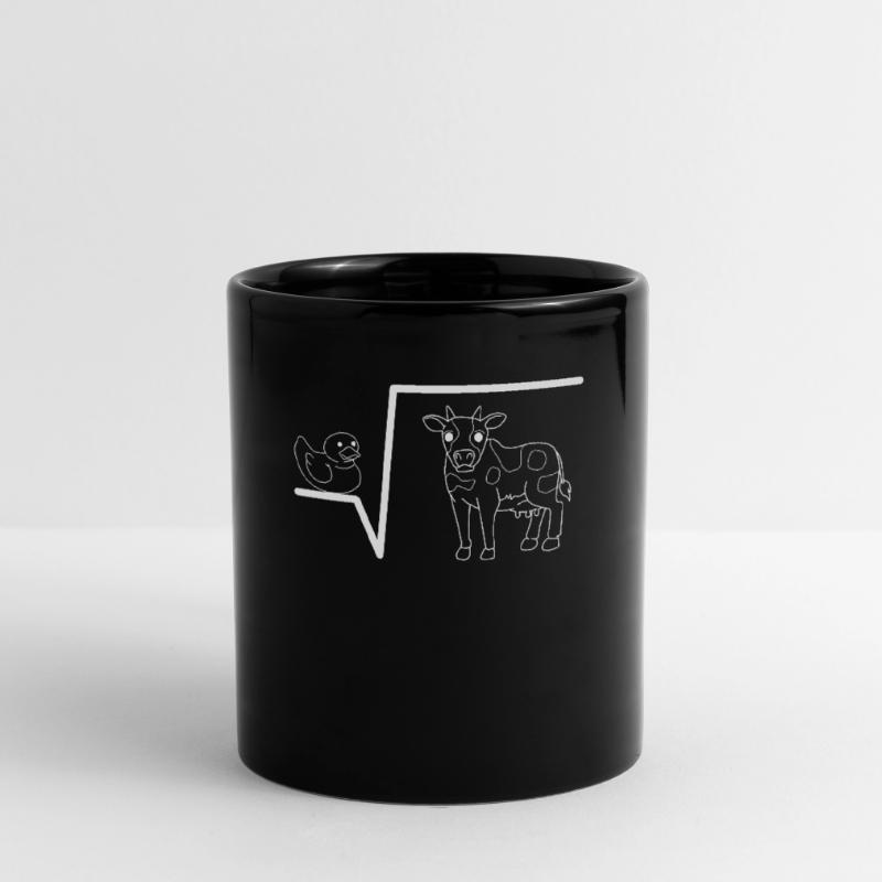 Duck Root Cow Math Jeu De Mots Math Math Mug uni