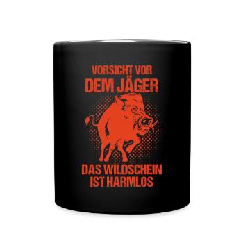 Jäger - Tasse einfarbig - Schwarz - Vorne