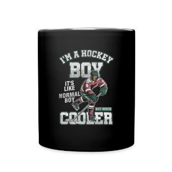 Player Hockeyist Hockey Coach Fan Wintersports - Full Colour Mug - black - Front