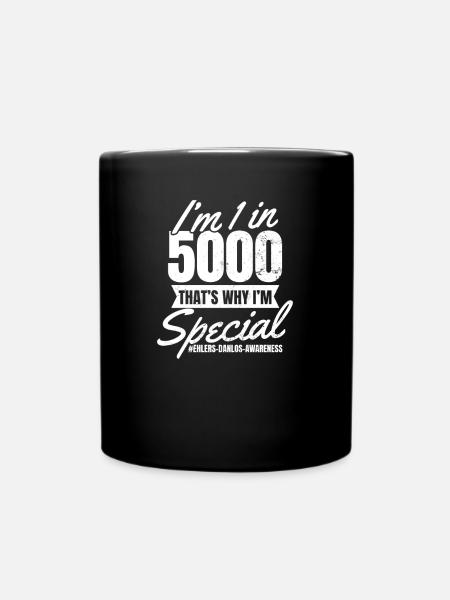 Syndrome d'Ehlers Danlos Je suis 1 sur 5000 cadeau - Mug uni - noir