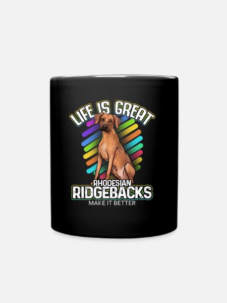 Rhodesian Ridgeback - Mug uni - noir