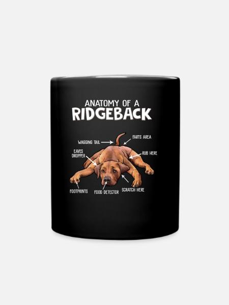 Rhodesian Ridgeback - Mug uni - noir