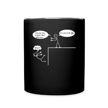 Physicien Scientifique en physique Chimie Fallkraft - Mug uni - noir - Devant