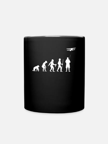 Modellflieger Pilot Modellflug Modellbau Geschenk - Tasse einfarbig - Schwarz