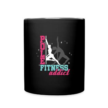 Pole Dancers Classes Dancing Exercise Gift Pole - Tasse einfarbig - Schwarz - Vorne