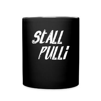Stall Pulli Pferde Reitsport Pferdesport Geschenk - Tasse einfarbig - Schwarz - Vorne