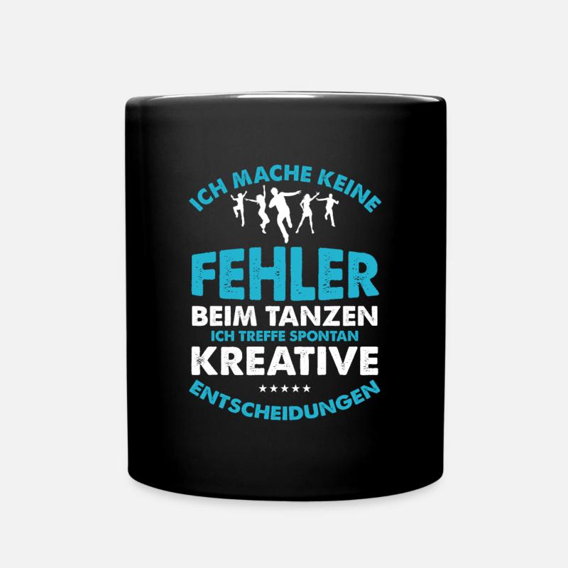 Tanzen Tänzerin Tänzer Tanzpaar Tanz Geschenk - Tasse einfarbig - Schwarz