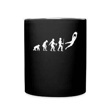 Torwart Torhüter Fußball Keeper Tor Geschenk - Tasse einfarbig - Schwarz - Vorne