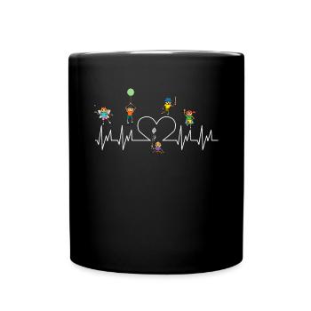 Educator kindergarten kindergarten teacher gift - Full Colour Mug - black - Front