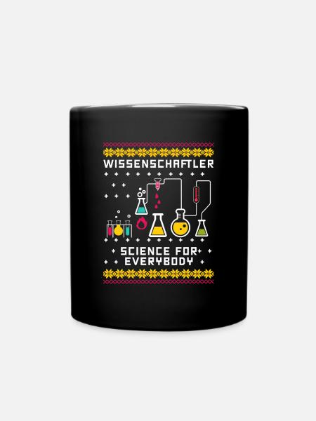 Cadeau de Noël scientifique science - Mug uni - noir