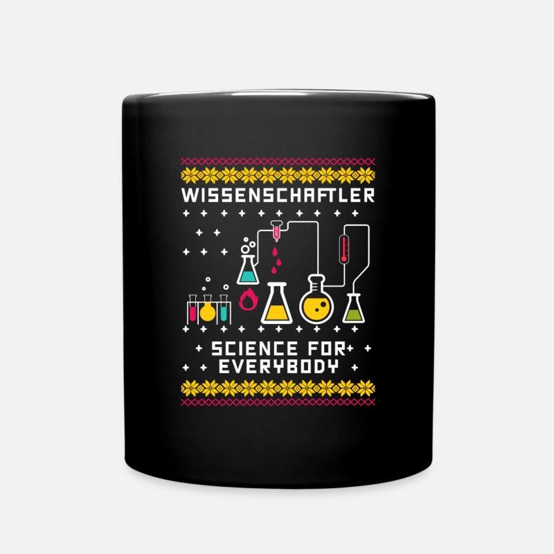 Cadeau de Noël scientifique science - Mug uni - noir