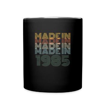 35 th Birthday Celebration Gift Retro Vintage - Full Colour Mug - black - Front