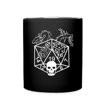 RPG Rpg Board Game Game Board Gift - Full Colour Mug - black - Front