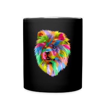 Chow Chow cadeau de race de chien - Mug uni - noir - Devant