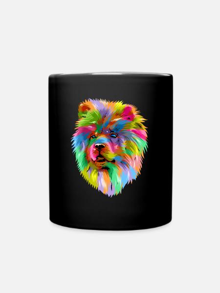 Chow Chow cadeau de race de chien - Mug uni - noir
