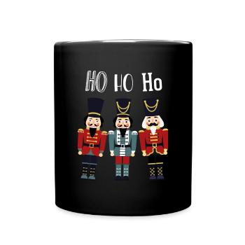 Nutcracker Christmas Christmas Figurines Gift - Full Colour Mug - black - Front