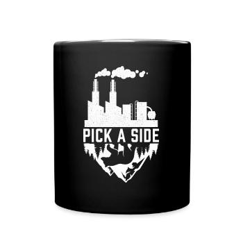 Climate Change Global Warming Pollution Earth Day - Mug uni - noir - Devant