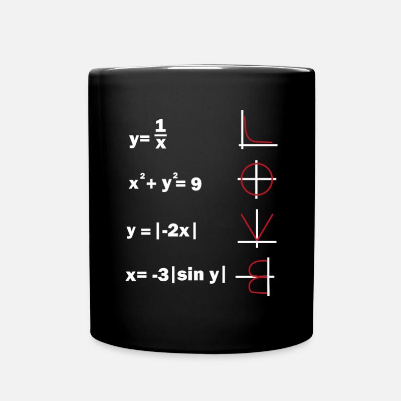 math humour amour prof de maths prof de maths - Mug uni - noir