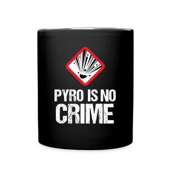 Pyro n'est pas un crime Feux d'artifice Nouvel An Nouvel An - Mug uni - noir - Devant