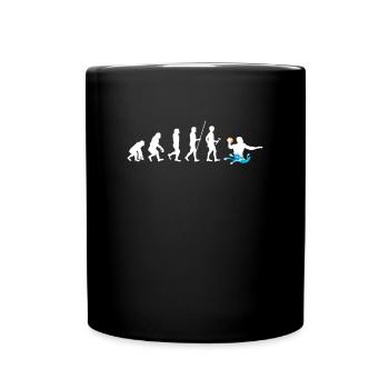 Evolution Water Polo Cool Water Sports Game Gift - Full Colour Mug - black - Front