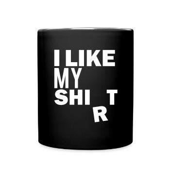 Un design amusant, un sort amusant, drôle d’humour - Mug uni - noir - Devant