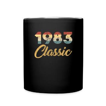 37 ème cadeau d'anniversaire pour hommes et femmes 1983 - Mug uni - noir - Devant